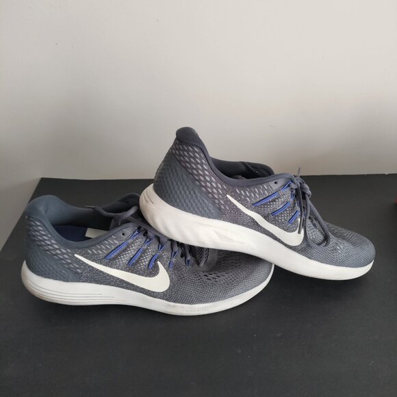 Nike LunarGlide 8 Men’s Size 14 Running Shoes Model 843725-013 Gray GUC - Picture 2 of 11